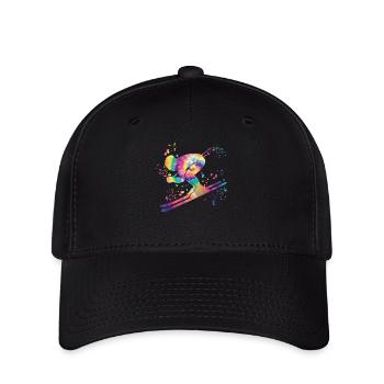 Alpine skiing Winter sports Nordic skiing - Flexfit Cap - black - Front