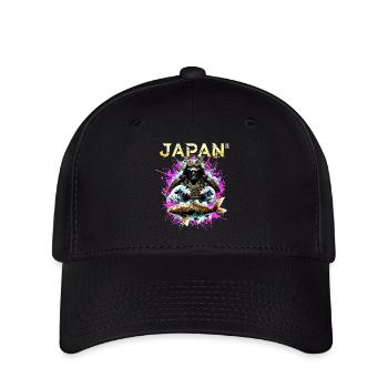 Cyber Samurai – Japan Krieger - Flexfit Cap - Schwarz - Vorne