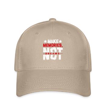 Crée des souvenirs, pas des rêves - Casquette Flexfit - kaki - Devant