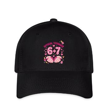 13e anniversaire officiel de Teenager Hearts & Nails 67 - Casquette Flexfit - noir - Devant