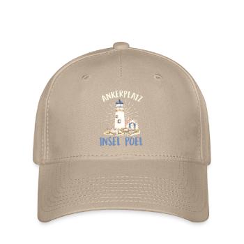 Marins ANCHORAGE ISLAND POEL Fun - Casquette Flexfit - kaki - Devant
