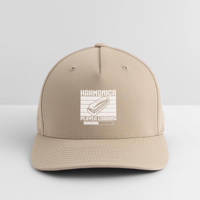 Harmonica Musican Player Loading Harmonica Flexfit Cap