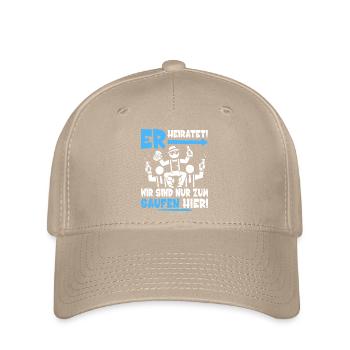 T-shirt de fête de garçon Hommes Grondement de fête de garçon - Casquette Flexfit - kaki - Devant