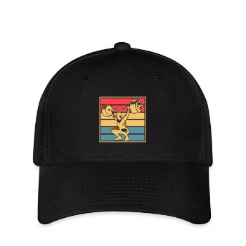 Fitness Motivation Bodybuilder Weightlifter - Flexfit Cap - black - Front