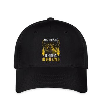 Chasse Chasse Chasseurs Chasseurs - Casquette Flexfit - noir - Devant