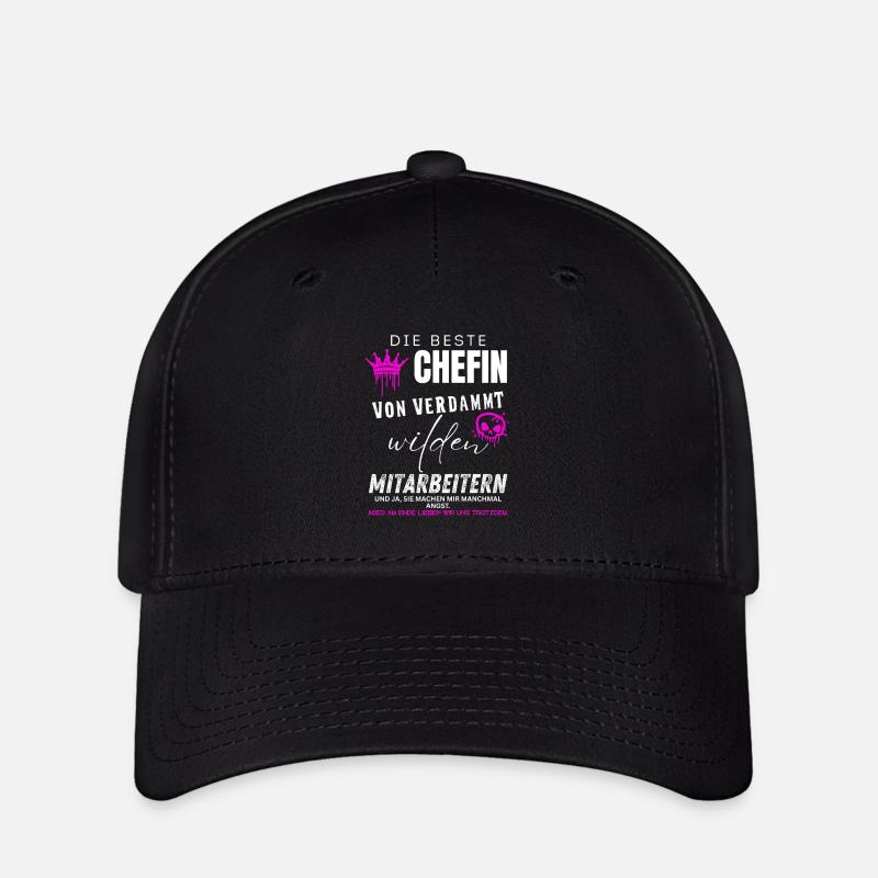 bedste chef for de vildeste ansatte - Flexfit Cap - sort