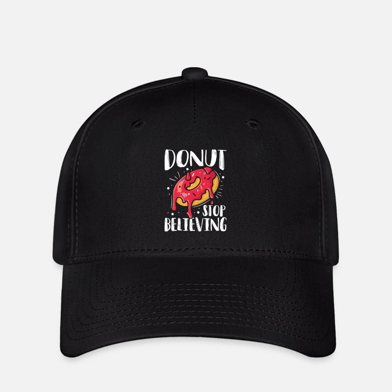 Donut fast food - Flexfit Cap - black
