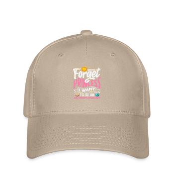 Oublie la princesse, je vais devenir astrophysicien. - Casquette Flexfit - kaki - Devant