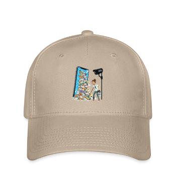 Chatkontrolle Nein Danke Meinungsfreiheit Zensur - Flexfit Cap - Khaki - Vorne