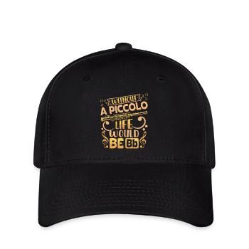 La vie de piccoloïste serait la fanfare de Bb - Casquette Flexfit - noir - Devant