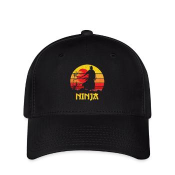 Ninja Vintage Schattenkriegerschwert - Flexfit Cap - Schwarz - Vorne