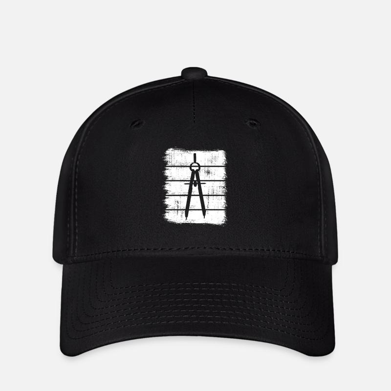 Compasses - Flexfit Cap - black