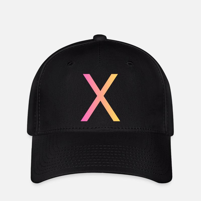 X - Flexfit Cap - Schwarz
