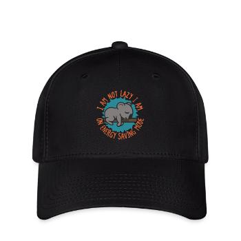 I’m Not Lazy Koala Energy Saving Mode - Flexfit Cap - black - Front
