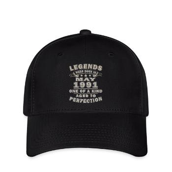 Mai 1991 - Casquette Flexfit - noir - Devant