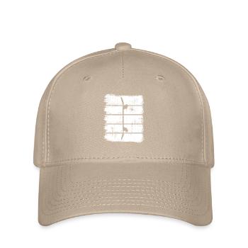 Skateboard Drawing - Flexfit Cap - khaki - Front
