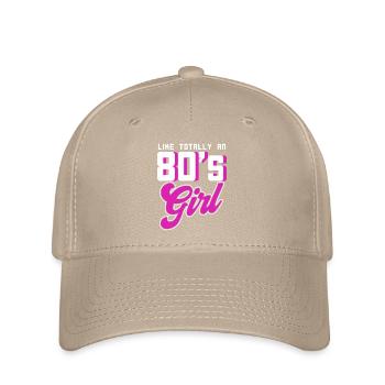 80s Neon Girl Retro Tee - Flexfit Cap - khaki - Front