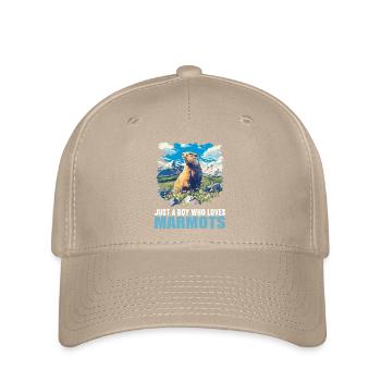 Marmots Groundhog - Flexfit Cap - khaki - Front