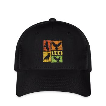 Eagle Retro Graphic - Flexfit Cap - black - Front