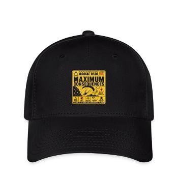 Paragliding Paraglider Gleiter - Flexfit Cap - Schwarz - Vorne