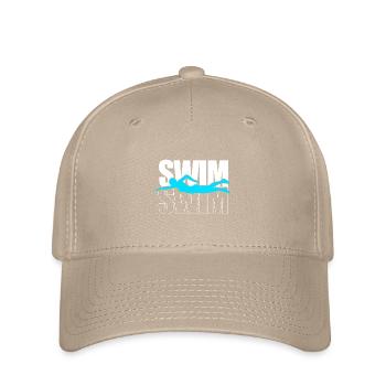 Swimming Swimmers Swimming Pool Swimming Instructors - Flexfit Cap - khaki - Front