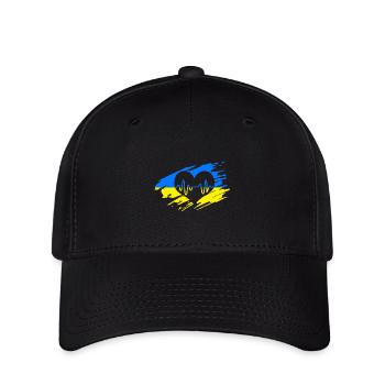 Ukraine - Flexfit Cap - Schwarz - Vorne
