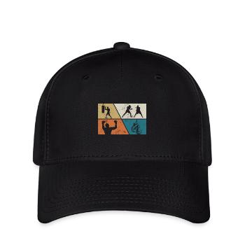 Boxen - Flexfit Cap - Schwarz - Vorne
