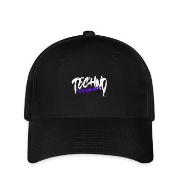 Techno - Casquette Flexfit - noir - Devant