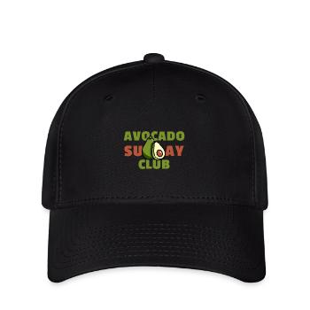 Avocado Sunday Club - Trendy food design - Flexfit Cap - black - Front