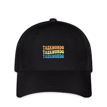 Taekwondo - Flexfit Cap - Schwarz - Vorne