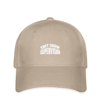 Shit Show Supervisor - Flexfit Cap - khaki - Front