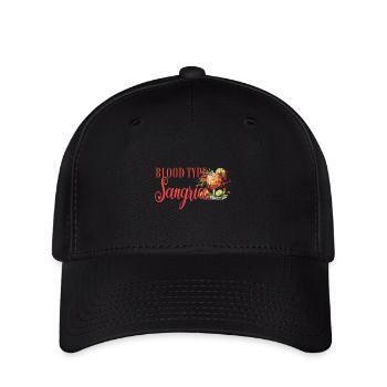 Cocktail Bartender Blood Type Sangria - Flexfit Cap - black - Front
