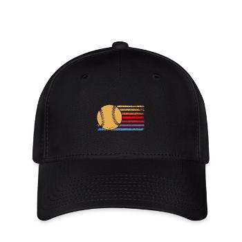 Baseball Player Baseball - Flexfit Cap - black - Front