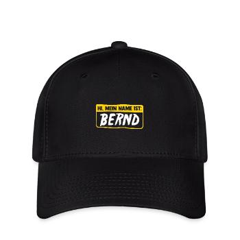 Bernd - Casquette Flexfit - noir - Devant