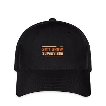 Shit Show Supervisor - Flexfit Cap - black - Front