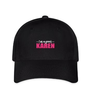 Karen - Casquette Flexfit - noir - Devant