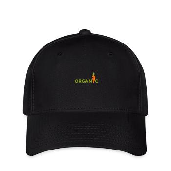 Organic. Bio. Essen. - Flexfit Cap - Schwarz - Vorne