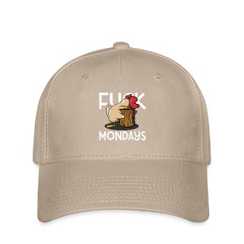 Fuck Mondays - Flexfit Cap - Khaki - Vorne