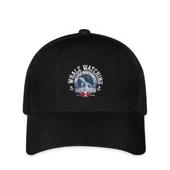 Whale watching pacific northwest 2 - Flexfit Cap - black - Front