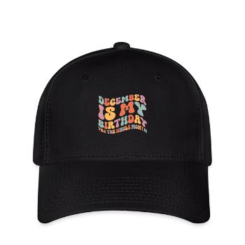 Décembre Anniversaire - Casquette Flexfit - noir - Devant