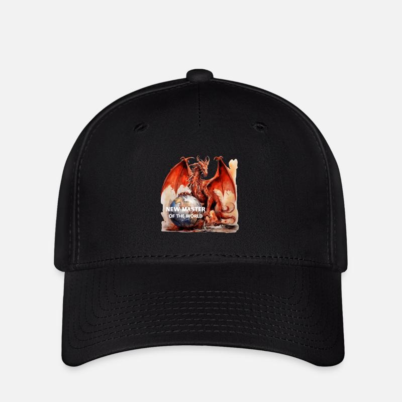 Mbambi - Dragon - Casquette Flexfit - noir