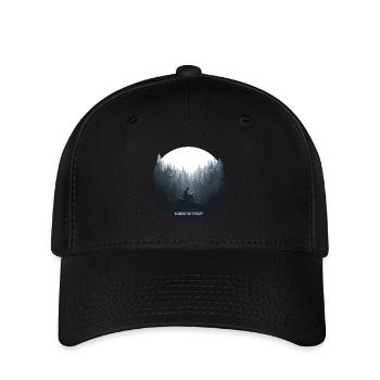 La lecture est ma thérapie – Livres et relaxation - Casquette Flexfit - noir - Devant