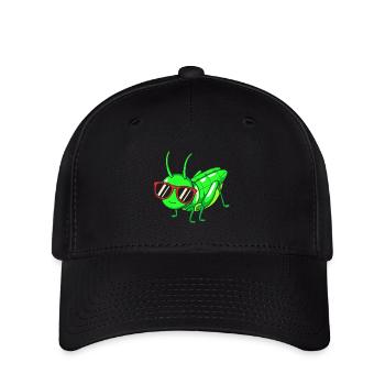 Grasshopper grasshopper - Flexfit Cap - black - Front