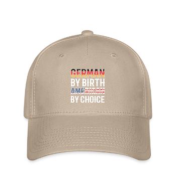 Amerikanisch Deutsch - Flexfit Cap - Khaki - Vorne