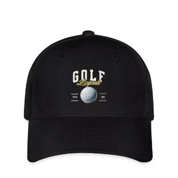 Golf - Flexfit Cap - Schwarz - Vorne