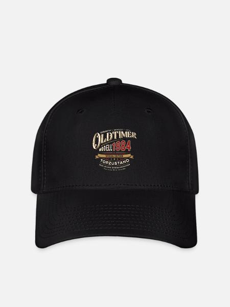 Oldtimer Modell 1984 - Geburtstag - Jahrgang - Flexfit Cap - Schwarz