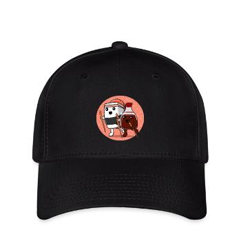 Japanese Food Lover HAppy Sushi & Soy - Flexfit Cap - black - Front
