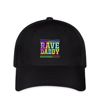Rave Raver Techno music Techno bass Mixer - Flexfit Cap - black - Front
