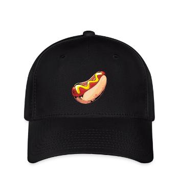 Hot Dog Snack - Flexfit Cap - black - Front