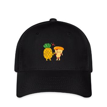 Pizza Hawaï Pizza Ananas - Casquette Flexfit - noir - Devant